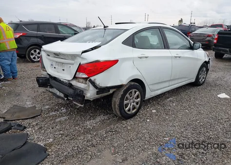 2012 Hyundai Accent Gls из США, поврежденный, VIN KMHCT4AE2CU220271
